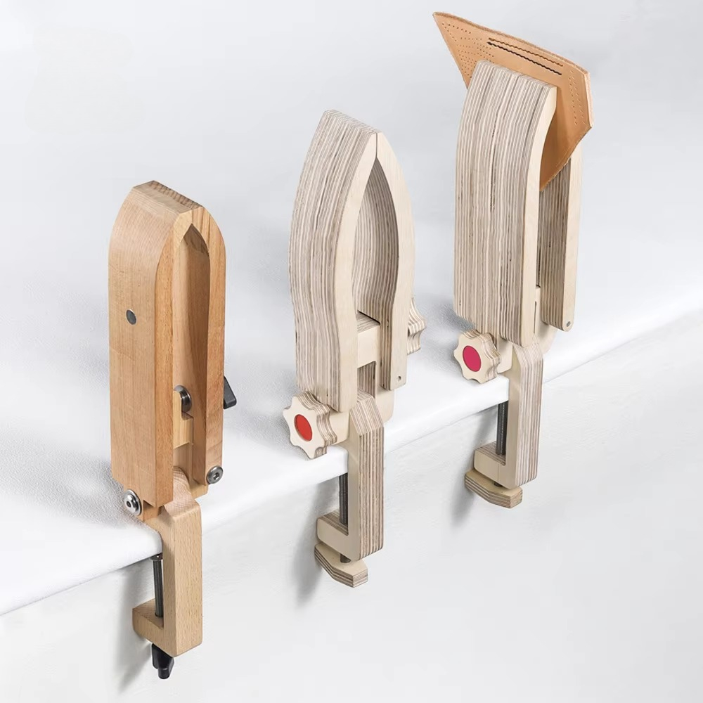 Leatherwork Craft - Leather Table Desktop Lacing Stitching Sewing