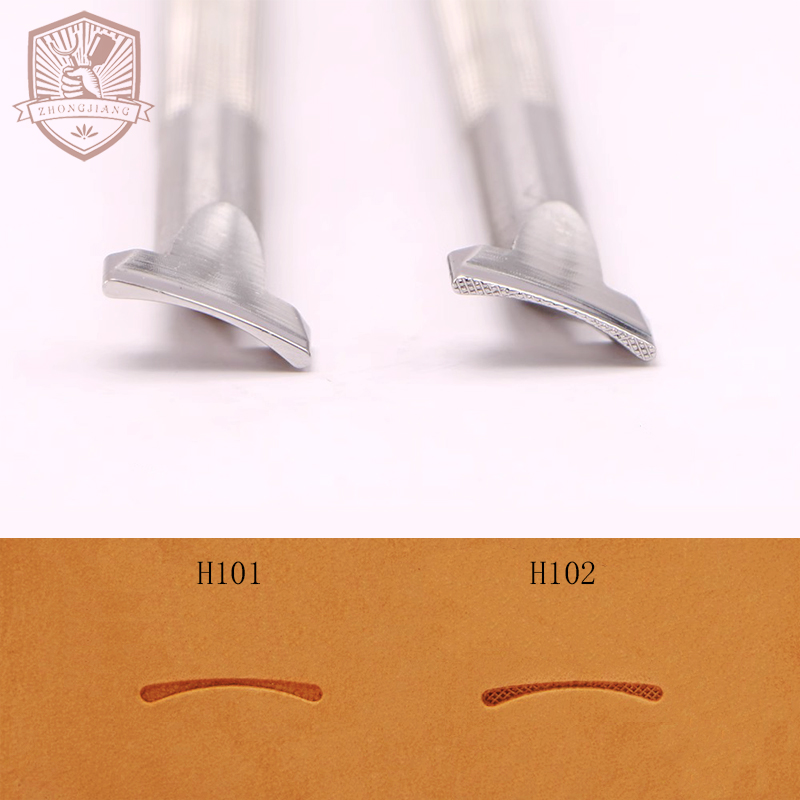 Leatherwork Beginner - Leather Work Stamping Tool Cutoff Pattern