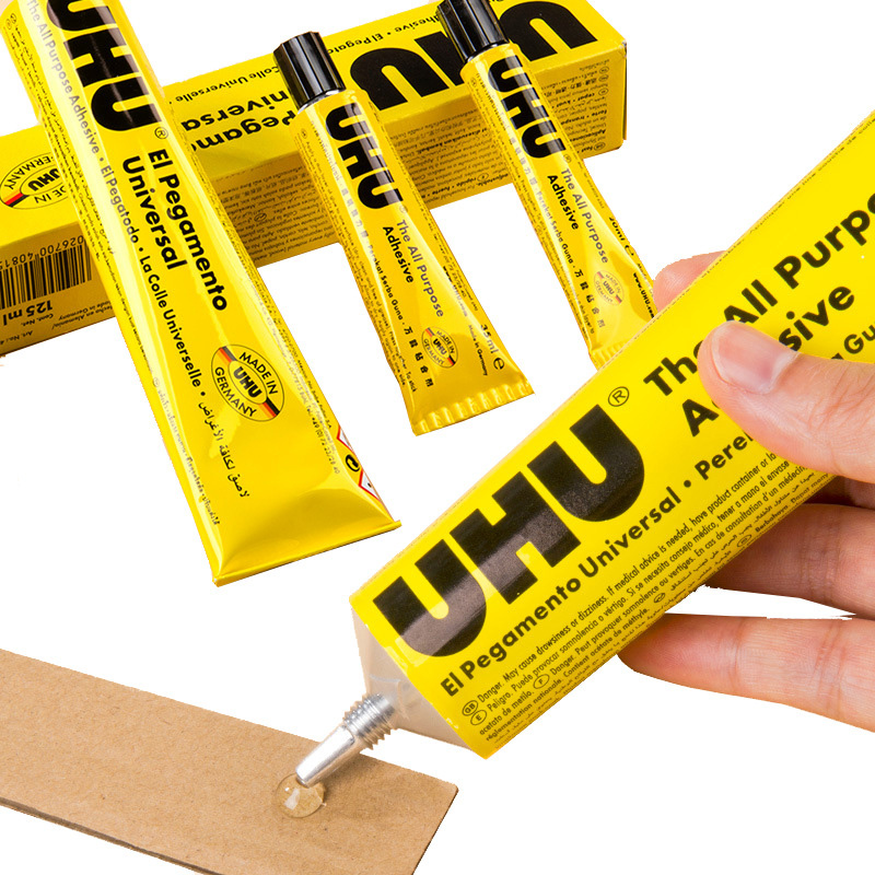 Contact Cement Leather - 7ml/20ml/35ml/60ml UHU Universal Flexible Clear Glue