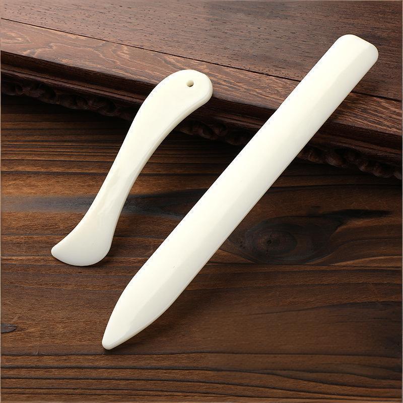 Leatherwork Craft - 2Pcs Wear Resistant Leather Working Bone