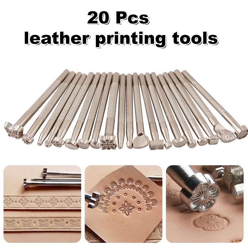 20Pcs Leather Stamping Tools L - огляд і ціна Leatherwork Beginner
