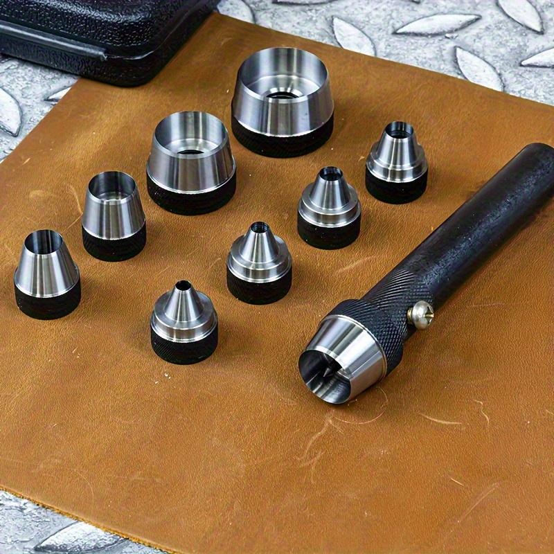 10Pcs Hollow Punch Set Heavy‑D - огляд і ціна Leatherwork Craft