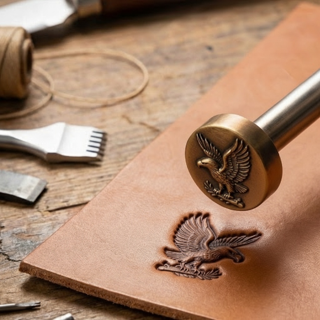 Custom Brass Branding Iron Per - огляд і ціна Leatherwork Embossing