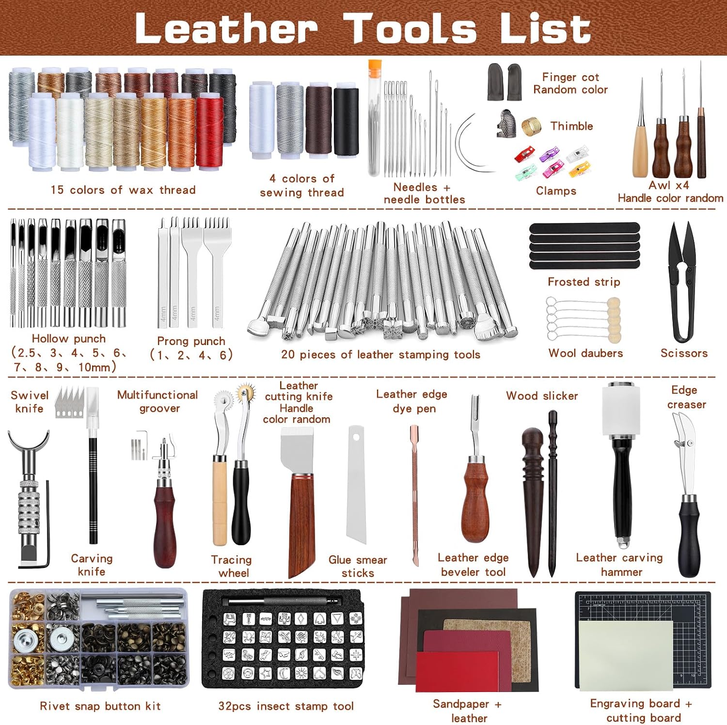 Leather Tooling Kit Leather Cr - огляд і ціна Leatherwork Craft