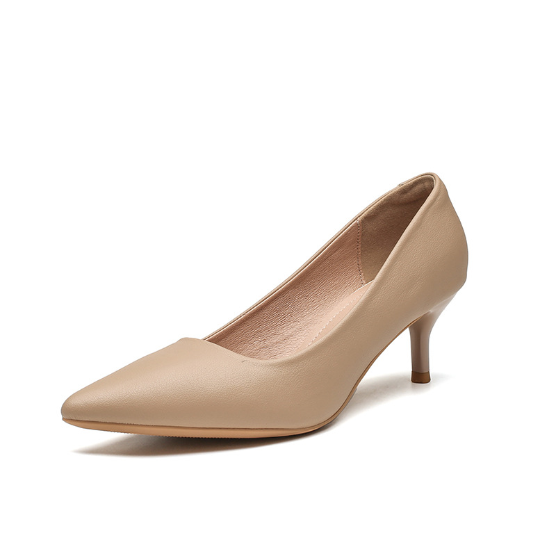 High-heeled women's slim heel  - огляд і ціна Leatherwork In French