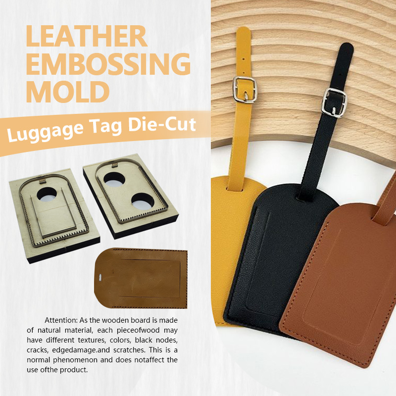 Leather Luggage Tag Set of 2 w - огляд і ціна Leatherwork Knives